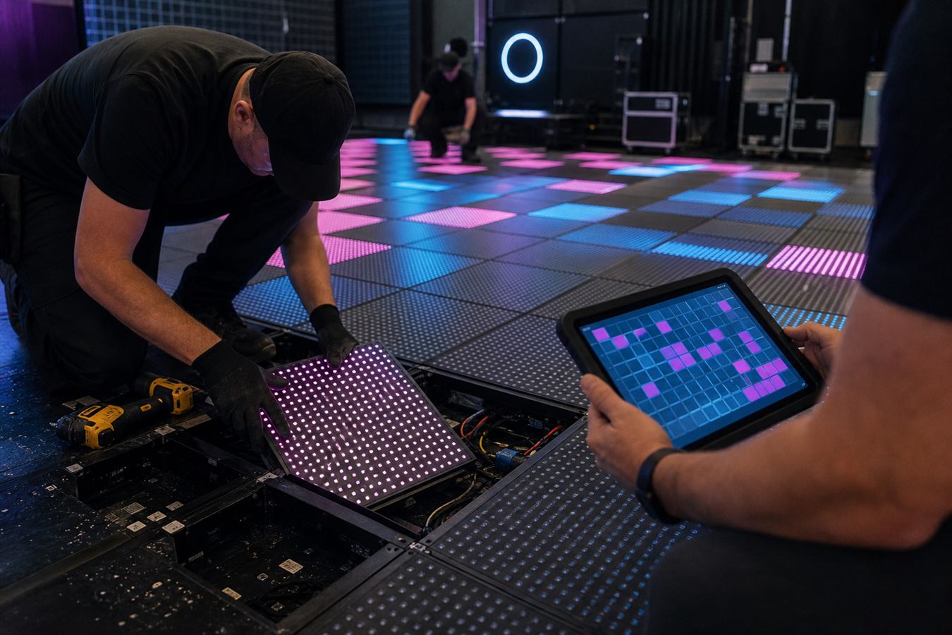 Franczyza technologiczna Pixel Rush — podłoga LED