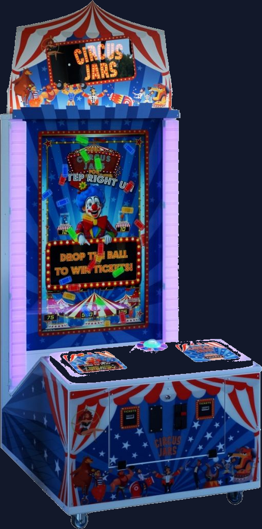 circus jars - automat dla dzieci, sprzedaż i wynajem Pixel Rush