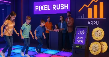 Interaktywne Pixeli to podloga interaktywna Pixel Rush