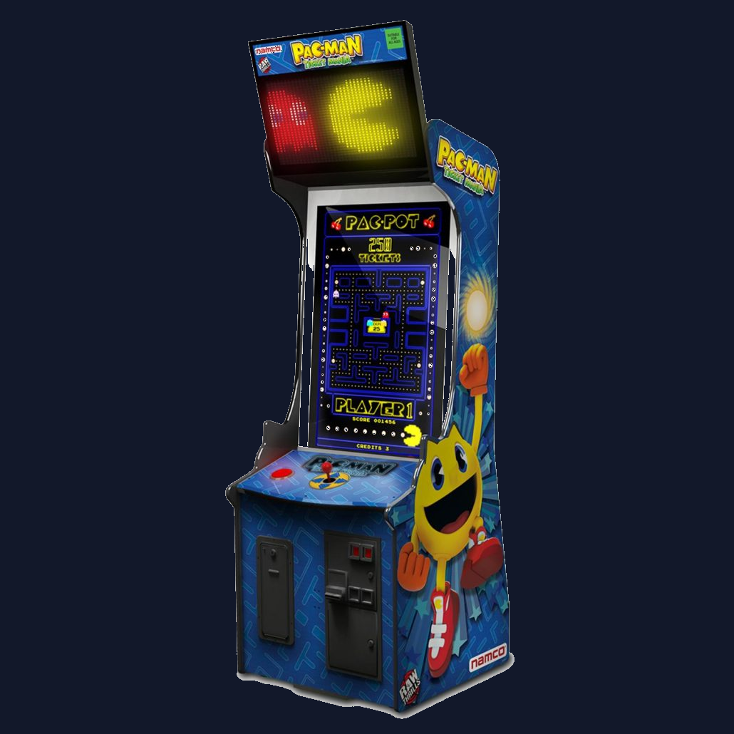 pac man ticket mania - automat redemption, sprzedaż i wynajem Pixel Rush
